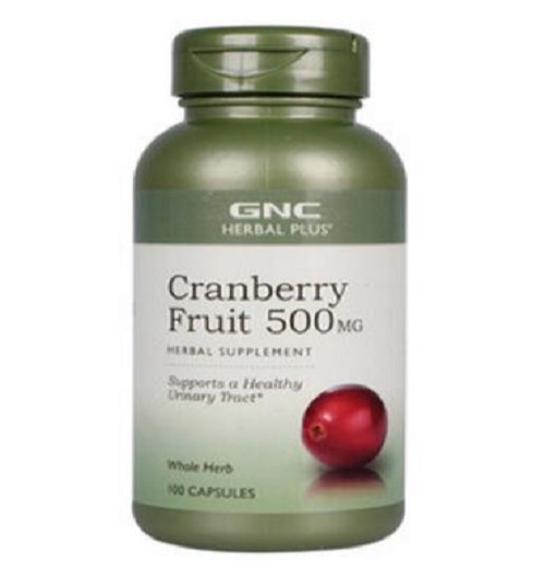 GNC健安喜蔓越莓胶囊500mg*100粒呵护女性泌尿健康