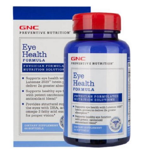 GNC健安喜预防营养健康视力配方60粒保护眼睛改善视力
