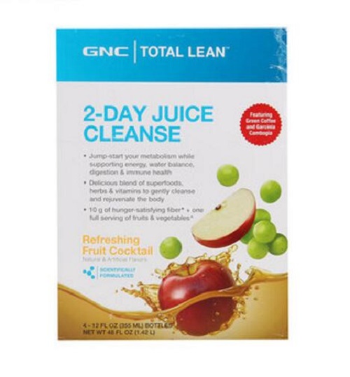 GNC健安喜清体排毒复合蔬果汁4瓶装减脂塑形